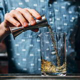 全适304不锈钢量杯调酒指环双头盎司杯吧台安士杯量酒器量盅调酒工具