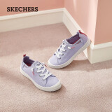 斯凯奇（Skechers）Skechers高回弹百搭帆布鞋113857 薰衣草色/LAV 35 