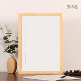 维佳实木空白展示装裱相框A3A4毛笔字画作品装饰画框书法摆台木框空框 原木色 4K/开（38.2*53.2）