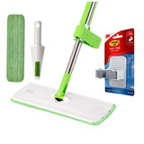 3M思高免手洗平板拖把干湿两用懒人家用一拖净2023新款木地板拖布 拖把+2原装布+拖把夹