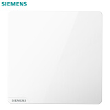 西门子（SIEMENS）墙壁开关插座面板 皓彩系列米绒白色 一开单控开关