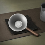 TILIVING(钛立维)纯钛茶杯泡茶壶茶漏公道杯茶隔户外功夫茶具套装上水管 纯钛茶漏