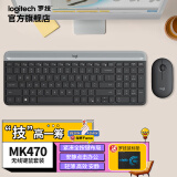 罗技（Logitech） MK470无线键盘鼠标台式机轻薄 个性键鼠 电脑笔记本家用办公游戏 星空 灰