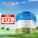 贝拉米（Bellamy）有机幼儿配方奶粉3段(12月以上) 900g/罐 6罐箱装【母婴店】