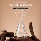 HomeFlower香薰挥发棒手工香薰棒配件扩香棒香薰瓶空瓶加湿器花露水挥发棒 寂静物语（空瓶）+龙柳藤条