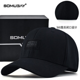 SOMUBAY 后封口全封闭男帽子夏季潮牌ins棒球帽闭口光头帽防晒遮阳鸭舌帽