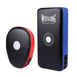 九日山 散打拳靶 泰拳武术搏击训练靶 拳击手靶拳靶踢靶 加厚拳套靶 手靶+脚靶（黑蓝） 仿皮