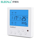 伊莱科（ELECALL）中央空调液晶温控器风机盘管可调温控器控制器控制开关面板 两管制EK8802FB-Y(可遥控面板)