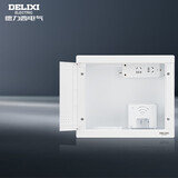 德力西（DELIXI）弱电箱配电箱 智能信息箱多媒体暗装300*250*120【不含模块】