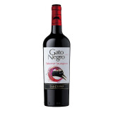 黑猫智利黑猫红酒赤霞珠干红GatoNegro 智利进口葡萄酒国际品牌猫酒 750ml毫升装赤霞珠新版1瓶