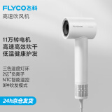 飞科（FLYCO）电吹风机高速家用轻音负离子大功率不伤发七夕礼物吹风筒宿舍便携送女生礼物 FH6370-珍珠白【2亿+级负离子】