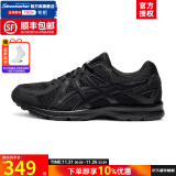 亚瑟士（ASICS）男鞋女鞋 24冬季款稳定基础运动鞋GEL慢跑缓冲减震透气马拉松跑鞋 2024新上市/4E宽楦-黑武士/店长推荐 40.5码(257.5mm)