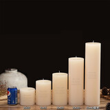 皇太傅白色粗蜡烛特大号家用无色无味浪漫惊喜氛围感派对布置求婚圆柱 蜡烛特粗10X15cm