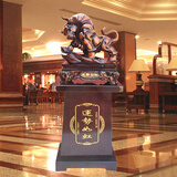 卓饰牛摆件开业乔迁礼品大型落地送公司酒店大堂饭店庆典办公室工艺品 1.45米高运势如虹牛