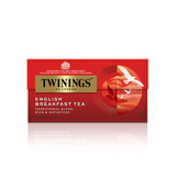 川宁（TWININGS）英式早餐红茶袋泡茶包进口茶叶饮品口粮茶办公室下午茶婚庆伴手礼 （早餐红茶茶包2g*25片）*2盒