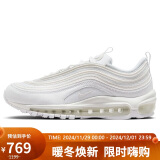 耐克NIKE休闲鞋女经典气垫AIR MAX 97运动鞋DH8016-100白36.5