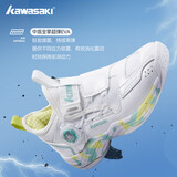川崎（KAWASAKI）儿童羽毛球鞋穿越2.0耐磨男女童同款运动鞋B4412 白色 35
