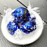 瑞士莲软心黑巧克力lindt巧克力球70%特浓黑巧喜糖婚庆母亲节520礼物 瑞士莲黑巧散装16颗