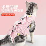 派乐特猫咪绝育服母猫泰迪衣服透气戒奶服断奶公猫防舔手术后宠物狗狗L