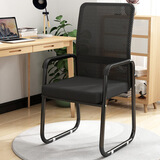 星恺 电脑椅子家用办公椅会议椅弓形椅靠背椅人体工学椅BG220黑网乳胶