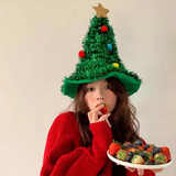 TaTanice 圣诞帽圣诞装饰品圣诞节搞怪拍照道具圣诞派对装扮用品圣诞树帽