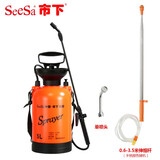 市下（seesa） 市下牌喷水壶园艺喷壶浇花洒水农药打药机农用手动气压式喷雾器 5L可喷6米高