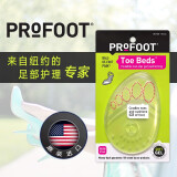 PROFOOT半码鞋垫女透明前掌垫高跟鞋脚掌防滑防痛硅胶加厚鞋大防磨神器 透明凝胶前掌垫