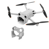 BNT适用大疆mini3pro桨叶保护罩防撞圈无人机增高起落架升降减振配件 镜头遮光罩灰色 大疆mini3pro