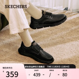 斯凯奇（Skechers）男鞋缓震舒适商务鞋皮鞋软底缓震一脚蹬休闲鞋204702