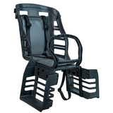 沽上万宝自行车儿童座椅2-8岁山地车电动电瓶车宝宝后座椅幼中大童后坐椅 自行车款【五点式】深灰+深灰