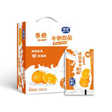 银桥牛奶饮品 早餐奶整箱袋装200ml/袋 香橙味12袋