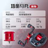 塔酷马P1微物远投水滴轮防炸线双线杯超轻泛用打黑金属路亚渔线轮单买 （7速）P6+ 加强版（微物杯版） 左手型