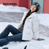 斯凯奇（Skechers）羽绒服短款立领保暖外套休闲男女同款大衣P423U038