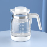 小壮熊（XIAOZHAUNGXIONG）【配件单壶】婴儿恒温调奶器热水壶家用加厚玻璃全安堂通用配件 白壶1300ML（匹配非原装） 小壮熊安全堂专用壶