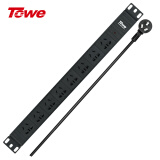 TOWE同为PDU机柜插座电源工程工业插排10A3米带指示灯插线板EN10/G802
