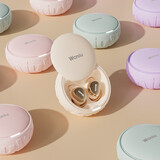 哇牛（Waniu） mini无线迷你蓝牙耳机ANC主动降噪睡眠入耳超长待机游戏睡觉高音质适用苹果华为 蜂鸟绿 支持无线充电