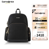 新秀丽（Samsonite）都市休闲女包高中生书包女士背包14英寸电脑包黑色大号双肩包TW2