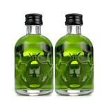 月氏人德国进口洋酒 绿魔幻89.9度苦艾酒配制酒 小酒版玻璃瓶 50ml 50ml 2瓶