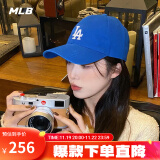 美职棒（MLB）旗舰官网男女帽子虞书欣同款软顶棒球帽秋冬季运动情侣遮阳鸭舌帽 洛杉矶道奇队/蓝色/77 F