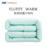 安睡宝（SOMERELLE） 被子四孔冬被抗菌双人被芯空调被学生纤维被春秋被四季通用褥子 200X230cm 冬被（星月蓝）