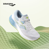 Saucony索康尼澎湃跑鞋男鞋女同款减震舒适入门训练旗舰运动鞋子SURGE 白兰绿4 45