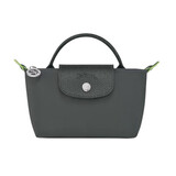 珑骧（LONGCHAMP）女包迷你手提饺子包化妆包送女友 礼物 石墨色 迷你新年礼物