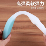 钧汇硅胶拍痧掌拍痧板经络拍子养生拍打器捶背小神器后背颈椎腿部敲打锤按摩棒按摩器棒家用拍沙板软内胆不疼 绿色长款【长约35cm】