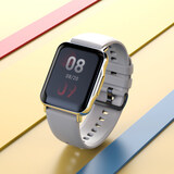 筱岙苹果机适用智能手表运动测血压心率男女多功能音乐睡眠礼物跑步微信支付防水生日微信信息提醒男女 白色