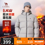 骆驼火山羽绒服男女款城市轻户外加厚防寒面包服冬季外套M34CR07674