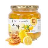 全南 韩国进口 蜂蜜柚子茶饮品母情节礼物580g 小规格 原装进口 蜂蜜水果茶 早餐 酸甜果酱 维c冲泡