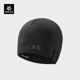 凯乐石（KAILAS）抓绒帽头巾加厚冬季防风保暖骑行滑雪多功能针织毛线 黑色（POL RTEC) 均码