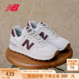 NEW BALANCE NB574 官方休闲鞋女鞋复古舒适轻便百搭潮流运动鞋 米白色 WL574RCF 35 (脚长22cm)