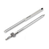 大卫旋转拖把杆加强粗杆细杆伸缩杆圆盘配件D9拓朴通用型D10拓扑原装 白色V8加粗杆（D10专用）