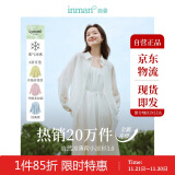 茵曼（INMAN）莱赛尔天丝衬衫女春夏轻薄上衣 新升级-象牙白 M